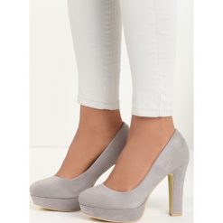 Buty ślubne damskie: Szare Czółenka Et Alii