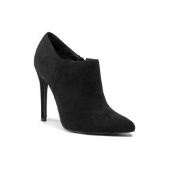 DeeZee LS5109-05. Czarne botki damskie DeeZee, z materiału, bez obcasa, bez zapięcia. Za 119,99 zł.