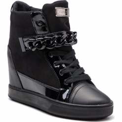 Sneakersy GUESS - FLFL34 ESU12 BLACK. Czarne bez kategorii marki Guess, ze skóry. Za 629,00 zł.