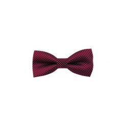 Bordowa mucha w kratę C5. Czerwone muszki męskie Modini Moda Męska, na co dzień, bez wzorów, z poliesteru, eleganckie. Za 29,70 zł.
