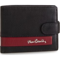 Duży Portfel Męski PIERRE CARDIN - TILAK26 323A Black/Red. Czarne portfele męskie marki Pierre Cardin, bez wzorów, ze skóry. Za 125,00 zł.