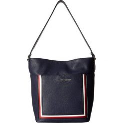 Tommy Hilfiger Damska torebka Carmen Hobo Tommy Navy. Niebieskie torebki klasyczne damskie TOMMY HILFIGER, bez wzorów, bez dodatków. W wyprzedaży za 481,00 zł.