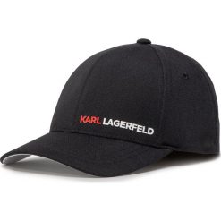 Czapka z daszkiem KARL LAGERFELD - 805611 501118 Black 990. Czarne czapki męskie KARL LAGERFELD, bez wzorów, z elastanu. Za 249,00 zł.