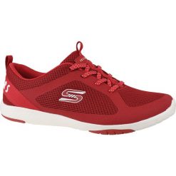 Skechers Lolow 104028-RED buty sneakers damskie czerwone 39. Czerwone buty sportowe damskie Skechers, bez wzorów, z dzianiny, sportowe, tenisowe. W wyprzedaży za 249,99 zł.