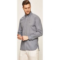 Tommy Hilfiger - Koszula. Szare koszule męskie TOMMY HILFIGER, s, bez wzorów, z bawełny, eleganckie, button down, z długim rękawem. Za 359,90 zł.