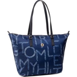 Torebka TOMMY HILFIGER - Poppy Tote Rope AW0AW08339 0K4. Niebieskie torebki klasyczne damskie TOMMY HILFIGER, bez wzorów, z materiału, klasyczne, na ramię, bez dodatków. Za 379,00 zł.