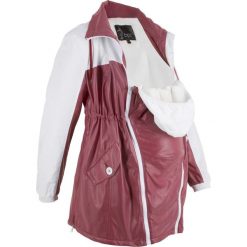 Kurtka ciążowa z wstawką niemowlęcą na nosidełko bonprix czerwony klonowy. Czerwone kurtki damskie bonprix, moda ciążowa. Za 119,99 zł.