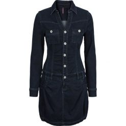 Sukienki: Sukienka dżinsowa z długim rękawem bonprix „raw denim”