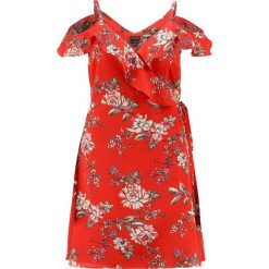Sukienki hiszpanki: City Chic DRESS WILD FLORAL Sukienka letnia red