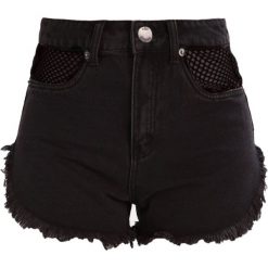 Bermudy damskie: Liquor N Poker MID RISE Szorty jeansowe black washed