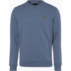 Bluzy męskie: Lyle & Scott – Męska bluza nierozpinana, niebieski