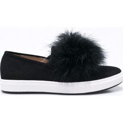 Steve Madden - Tenisówki Emily. Czarne tenisówki damskie marki Steve Madden, z gumy. W wyprzedaży za 219,90 zł.