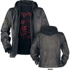 Guns N' Roses EMP Signature Collection Kurtka skórzana brązowy/czarmy. Brązowe kurtki męskie marki CRESSI-SUB, s, z materiału. Za 934,90 zł.