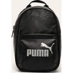 Puma - Plecak. Czarne plecaki damskie Puma, z nadrukiem, z poliesteru. Za 149,90 zł.