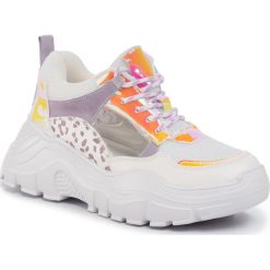 Sneakersy JENNY FAIRY - WSL7061-02 White. Białe półbuty damskie Jenny Fairy, ze skóry ekologicznej. W wyprzedaży za 79,99 zł.