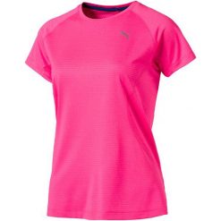 Puma Koszulka Sportowa Speed Tee W Knockout Pink Heather S. Różowe topy sportowe damskie marki Puma, s, z materiału, na fitness i siłownię. W wyprzedaży za 115,00 zł.