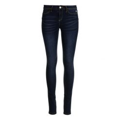 Desigual Jeansy Damskie Second Skin 27 Ciemnoniebieski. Czarne jeansy damskie marki Desigual, z jeansu. W wyprzedaży za 231,00 zł.