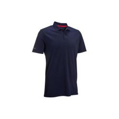 Koszulka polo do golfa męska. Różowe koszulki męskie INESIS, m, bez wzorów, z bawełny, z golfem, z krótkim rękawem, krótkie. Za 39,99 zł.