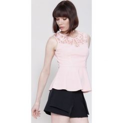Bluzki damskie: Różowa Bluzka Lily Shape