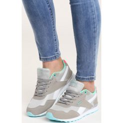 Buty sportowe damskie: Szaro-Miętowe Buty Sportowe Meiev