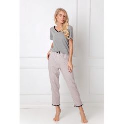 Aruelle - Piżama Gwen. Szare piżamy damskie Aruelle, xl, bez wzorów, z bawełny, bez rękawów. Za 149,90 zł.