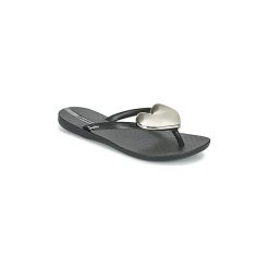 Japonki Ipanema MAXI FASHION II. Czarne klapki damskie marki Ipanema, bez wzorów, bez obcasa. Za 129,00 zł.