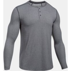 Under Armour Koszulka męska Threadborne Knit Fitted Henley szara r. L (1298403-090). Szare koszulki sportowe męskie Under Armour, l, z kołnierzem typu henley. Za 126,05 zł.