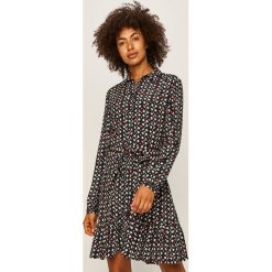 Pepe Jeans - Sukienka Valerian. Sukienki damskie Pepe Jeans, na co dzień, s, bez wzorów, z poliesteru, casualowe, bez kołnierzyka, z długim rękawem, długie, mini, proste. W wyprzedaży za 259,90 zł.