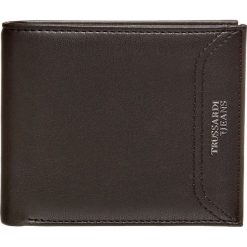 Trussardi Jeans portfel męski 71W00079-9Y099995 czarny. Czarne portfele męskie Trussardi Jeans, bez wzorów, z jeansu. Za 279,00 zł.