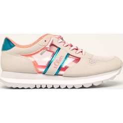 S. Oliver - Buty. Brązowe buty sportowe damskie S.Oliver, ze skóry. Za 249,90 zł.