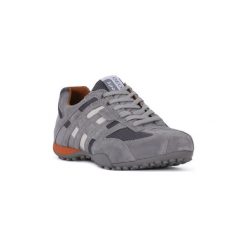 Buty Geox 1006 SNAKE K. Szare trampki męskie Geox, bez wzorów, bez zapięcia. Za 430,36 zł.