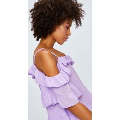 Answear - Top Violet Kiss. Fioletowe topy damskie marki ANSWEAR, l, z poliesteru. W wyprzedaży za 59,90 zł.