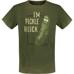 Rick And Morty I'm Pickle Riiick T-Shirt zielony. Zielone koszulki męskie marki Rick And Morty, m, bez wzorów, bez kołnierzyka. Za 99,90 zł.