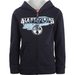 Napapijri BIDO Bluza rozpinana blue marine. Niebieskie bluzy męskie rozpinane Napapijri, z bawełny. Za 359,00 zł.