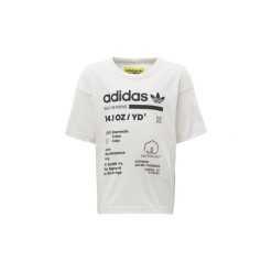 T-shirty z krótkim rękawem Dziecko adidas Koszulka Kaval. Białe bluzki dziewczęce marki Adidas, z krótkim rękawem. Za 89,95 zł.