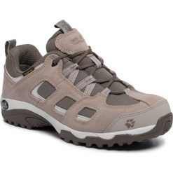 Trekkingi JACK WOLFSKIN - Vojo Hike 2 Texapore Low W 4032391 Siltstone. Pomarańczowe półbuty damskie Jack Wolfskin, z zamszu, bez obcasa, bez zapięcia. W wyprzedaży za 339,00 zł.