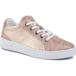 Sneakersy BUGATTI - 435-85002-5059-3483 Rose/Reptile Print. Różowe półbuty damskie Bugatti, ze skóry ekologicznej. Za 209,00 zł.