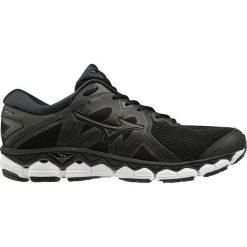 Buty do biegania męskie MIZUNO WAVE SKY 2 BLACK/BLACK/ME / J1GC180209. Czarne buty sportowe męskie Mizuno, bez zapięcia, do biegania, mizuno wave. Za 479,99 zł.