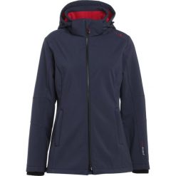 CMP WOMAN JACKET ZIP HOOD Kurtka Softshell asphalt/magenta. Szare kurtki damskie marki CMP, z elastanu. W wyprzedaży za 241,45 zł.