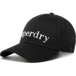 Czapka z daszkiem SUPERDRY - Embroidery Cap W9010005A Black. Czarne czapki męskie Superdry, bez wzorów, z bawełny. Za 129,00 zł.