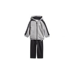 Spodnie dresowe dziewczęce: Zestawy dresowe adidas Dres polarowy z kapturem Linear