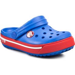 Klapki CROCS - Crocband II.5 Clog Kids 12837 Varsity Blue/Red. Niebieskie sandały chłopięce Crocs, z tworzywa sztucznego, bez zapięcia. Za 139,00 zł.