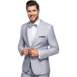 Marynarka MARTINO GGNS900227. Szare marynarki męskie Giacomo Conti, m, bez wzorów, z jedwabiu, eleganckie. Za 1099,00 zł.