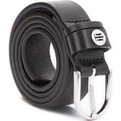Pasek Damski TOMMY HILFIGER - Classic Belt 2.5 AW0AW05884 75 002. Czarne paski damskie TOMMY HILFIGER, w paski, ze skóry. Za 179,00 zł.