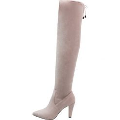 Vero Moda VMSUZY Muszkieterki ash. Szare buty zimowe damskie Vero Moda, z materiału. W wyprzedaży za 237,30 zł.