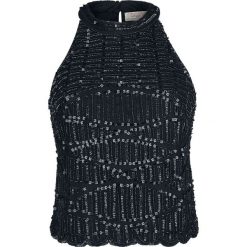 Bluzki, topy, tuniki: GatsbyLady IRENE HALTER NECK TOP Top damski czarny
