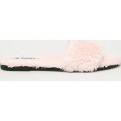 Answear - Klapki Savannah. Różowe klapki damskie ANSWEAR, bez wzorów, z materiału, bez obcasa. W wyprzedaży za 39,90 zł.
