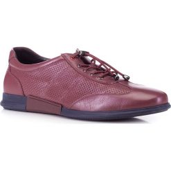 Buty męskie 88-M-936-2. Czerwone buty sportowe męskie Wittchen, z materiału, na sznurówki. Za 449,00 zł.