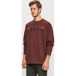 Levi's - Bluza. Fioletowe bluzy męskie Levi's®, s, z aplikacjami, z bawełny, z okrągłym kołnierzem, bez rękawów, bez kaptura. W wyprzedaży za 279,90 zł.