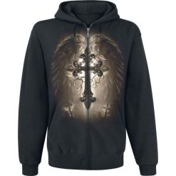 Toxic Angel Prayer Bluza z kapturem rozpinana czarny. Brązowe bluzy męskie rozpinane marki Black Premium by EMP, xxl, z kapturem. Za 224,90 zł.